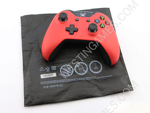 Brand New Wireless Gamepad Controller with 3.5mm Headset Jack for XBOX ONE Red-Black (OEM A) - Image 5