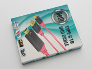 USB TYPE-C 3.1 4K UHD to HDMI Cable with Samrt Power Charge for Macbook Galasy S8 Android Phone Red