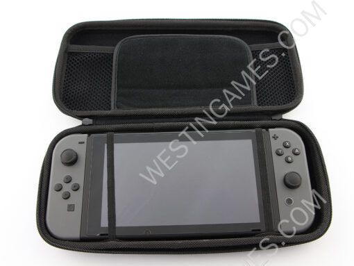 Black EVA Hard Carrying Case Travel Pouch for Nintendo NS Switch - Super Famicom Joypad - Image 5