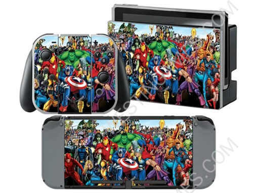 Designer Skin sticker Colourful for NS Switch System + Joy-con Controller Decal - Customs Themes - Image 4