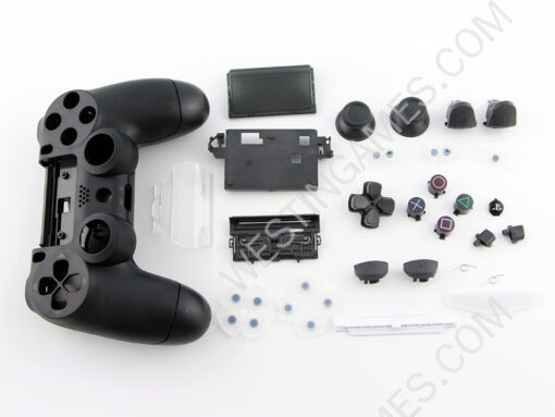 Replacement Complete Housing Shell Case for Sony PS4 Slim Dualshock 4 Controller JDM-040 - Black