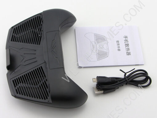Multi-function Phone Radiator Cooling Fan Gamepad Handle Grip with Stand for Smart Phone - Image 2