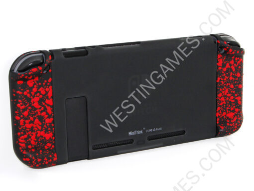 Minithink 2in1 Handfeel Textured Red Protective Cover Case for NS Switch - Image 4
