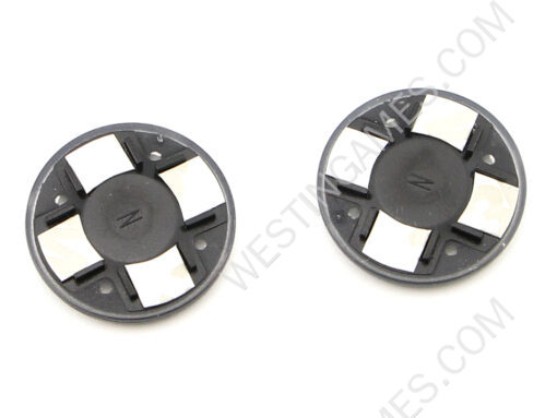 2Pcs Flat D-Pad Button for NS Switch Pro Controller - Clear Black - Image 3