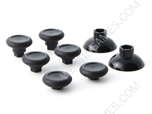 8in1 FPS Magic Removable Plastic Thumbstick Cap XBOX Shape for PS4 and XBOX ONE Controller - Black - Image 2
