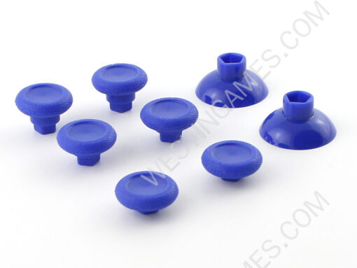 8in1 FPS Magic Removable Plastic Thumbstick Cap XBOX Shape for PS4 and XBOX ONE Controller - Blue - Image 2