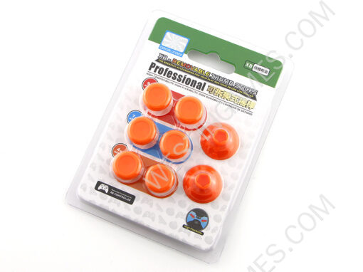 8in1 FPS Magic Removable Plastic Thumbstick Cap XBOX Shape for PS4 and XBOX ONE Controller - Orange