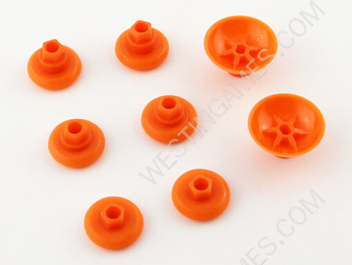 8in1 FPS Magic Removable Plastic Thumbstick Cap XBOX Shape for PS4 and XBOX ONE Controller - Orange - Image 4