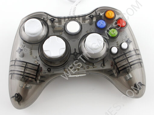 Transparent Clear USB Wired Controller with Afterglow LED Light for XBOX360 and PC - Image 2