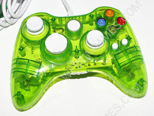 Transparent Clear USB Wired Controller with Afterglow LED Light for XBOX360 and PC - Image 4