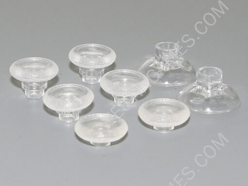 8in1 FPS Magic Removable Plastic Thumbstick Cap XBOX Shape for PS4 and XBOX ONE Controller - Clear - Image 2