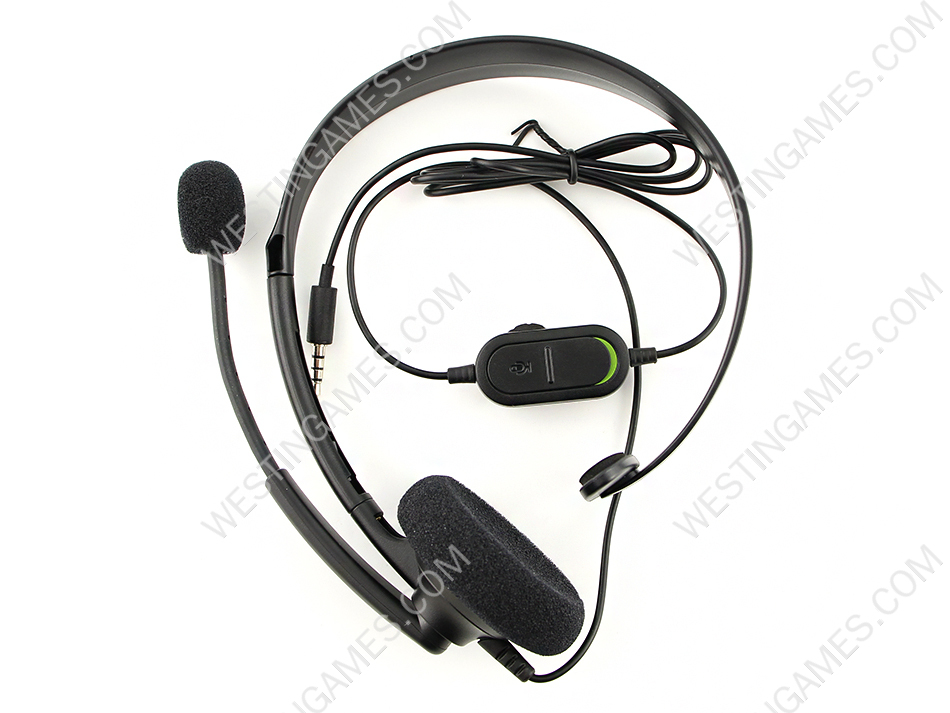Original New Wired Chat Headset 3.5mm Jack with Volume Control for XBOX ONE Slim/Elite and ONE X