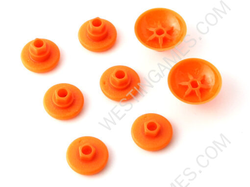 8in1 FPS Magic Removable Plastic Thumbstick Cap PS4 Shape for PS4 and XBOX ONE Controller - Orange - Image 3
