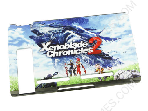 Fashion Design Protective Rear Back Cover Case for NS Switch - Xenoblade 2