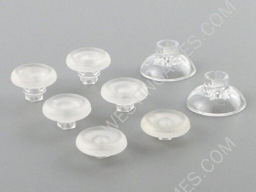 8in1 FPS Magic Removable Plastic Thumbstick Cap PS4 Shape for PS4 and XBOX ONE Controller - Clear - Image 2