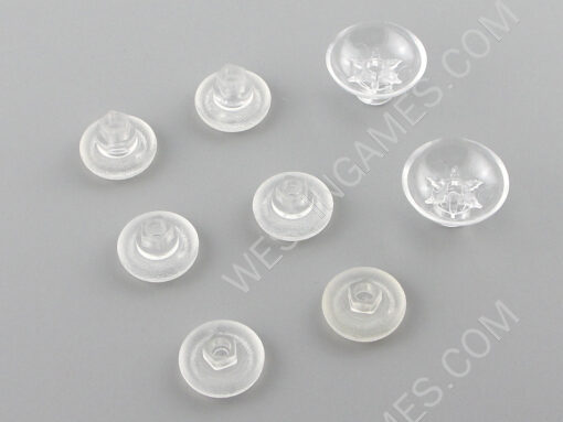 8in1 FPS Magic Removable Plastic Thumbstick Cap PS4 Shape for PS4 and XBOX ONE Controller - Clear - Image 3