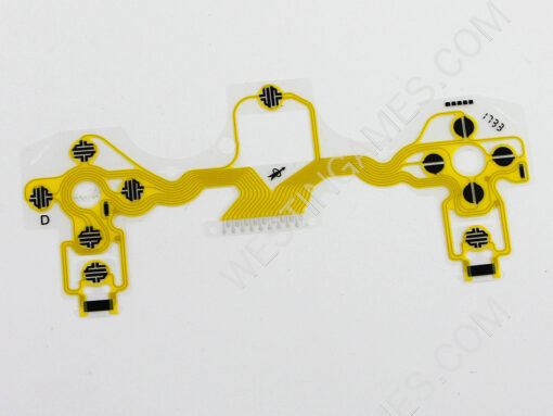 Original Conductive Film Keypad Flex Ribbon Cable Parts for PS4 Controller JDM-001/010/020 - Yellow