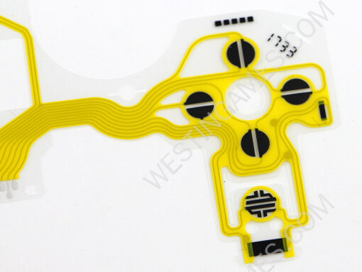 Original Conductive Film Keypad Flex Ribbon Cable Parts for PS4 Controller JDM-001/010/020 - Yellow - Image 4