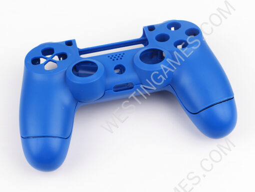Replacement Top and Bottom Housing Shell Case for Playstation 4 PS4 Controller JDM-040 - Matt Blue