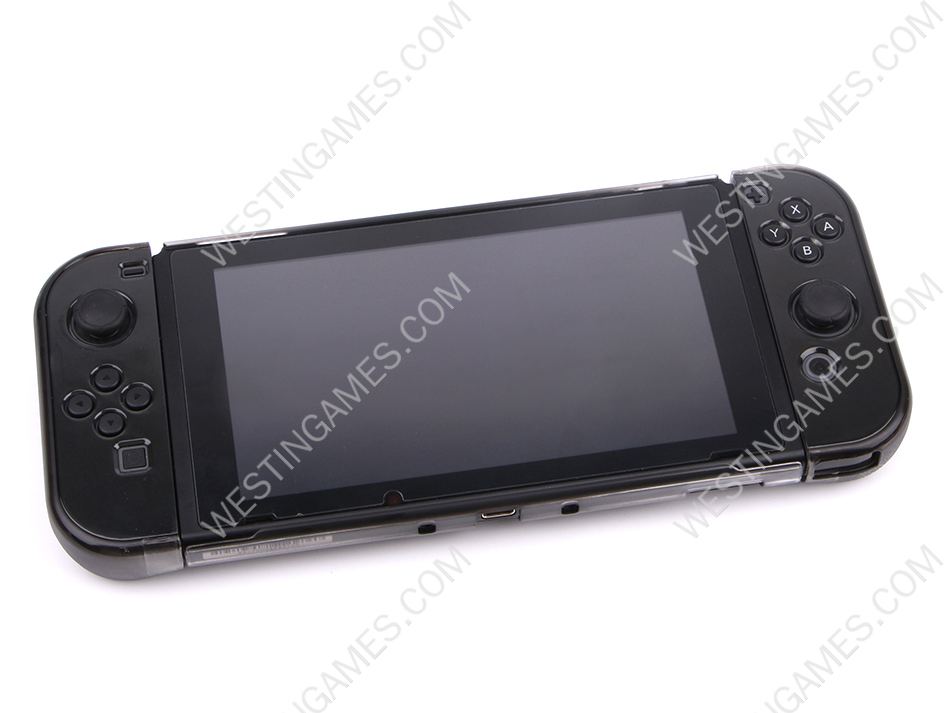 Minithink Upgrade 3in1 Complete Protective Cover Case Gradient Droplets for NS Switch - Black - Image 4