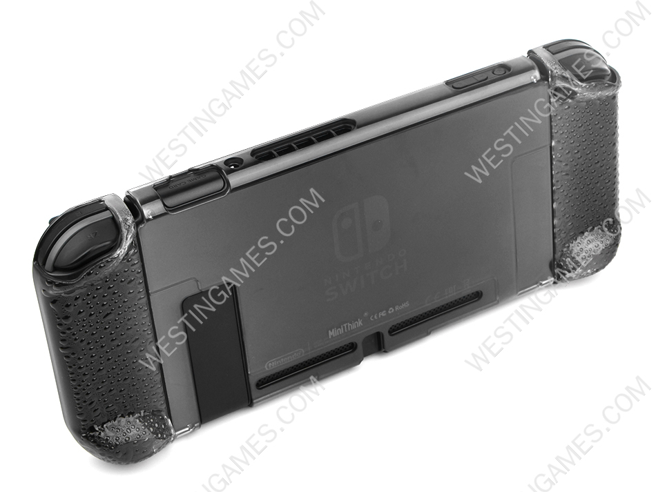 Minithink Upgrade 3in1 Complete Protective Cover Case Gradient Droplets for NS Switch - Black - Image 5