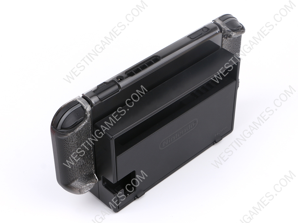 Minithink Upgrade 3in1 Complete Protective Cover Case Gradient Droplets for NS Switch - Black - Image 6