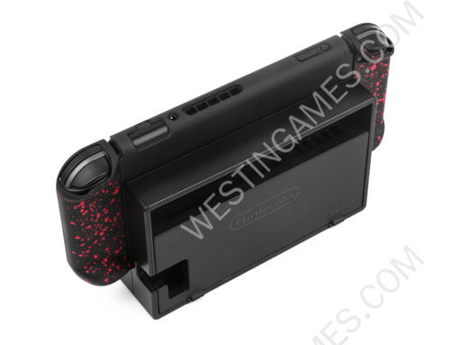 Minithink Upgrade 2in1 Handfeel Textured Red Protective Cover Case for NS Switch - Image 5