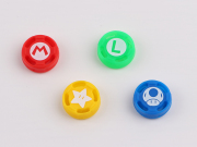 Mario Thumb Grips Analog Capcs Silicone Rubber For NS Switch Joy-con