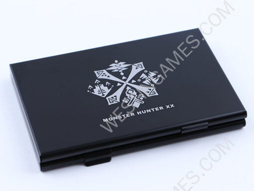 6 Slots Aluminium Metal Game Card Cartridge Storage Case Box Black for NS Switch - Monster Hunter XX