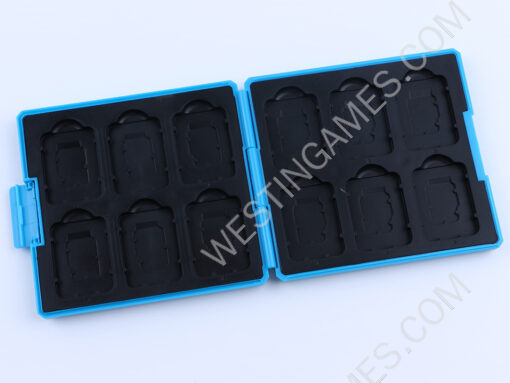 12 Slots Zelda Hylian Crest Game Card Cartridge Storage Case Box for NS Switch - Blue - Image 4