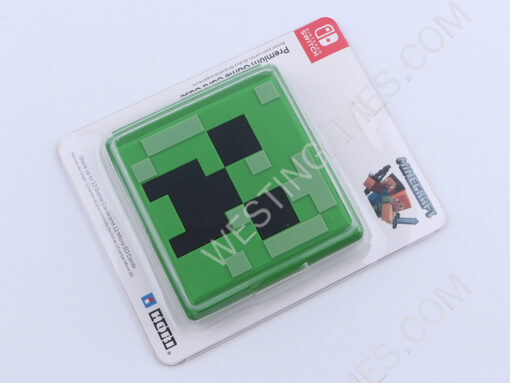 12 Slots Minecraft Game Card Cartridge Storage Case Box for NS switch - Green