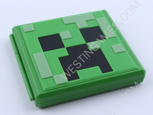12 Slots Minecraft Game Card Cartridge Storage Case Box for NS switch - Green - Image 2