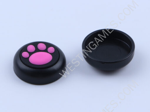 Premium Cute Cat Claw Design Anti-slip Thumb Stick Grips Caps for Nintendo Switch Joy-con Red - Image 2