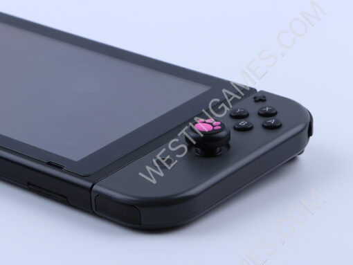 Premium Cute Cat Claw Design Anti-slip Thumb Stick Grips Caps for Nintendo Switch Joy-con Red - Image 4