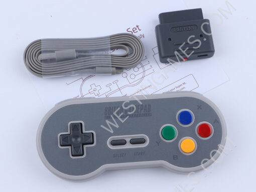 8Bitdo Wireless Controller with Adapter Retro Set for Super SFC Console - Colors Buttom