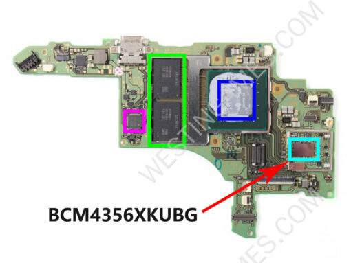 Original Wifi Control BCM4356XKUBG BGA IC Chip for NS Switch