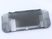 Comfortable PC Frame + TPU Grip Case and Ergonomic Shock-Absorption Cover for NS Switch Clear Black 02