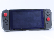 Comfortable PC Frame + TPU Grip Case and Ergonomic Shock-Absorption Cover for NS Switch Clear Black 03