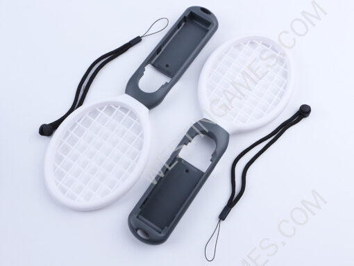 Tennis Racket Packeg Twin Pack for Switch Joycon Controller - Black - Image 2