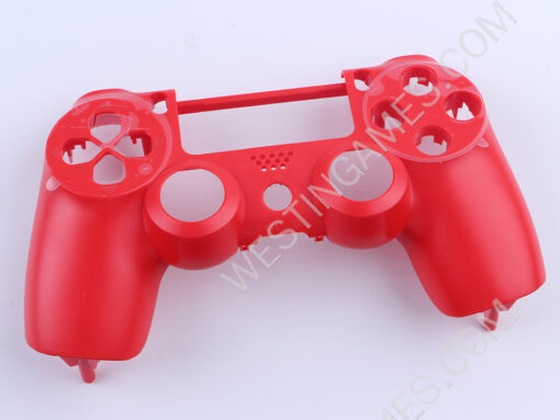 Replacement Top and Bottom Housing Shell Case for Playstation 4 PS4 Controller - Matt Red (OEM A) - Image 2