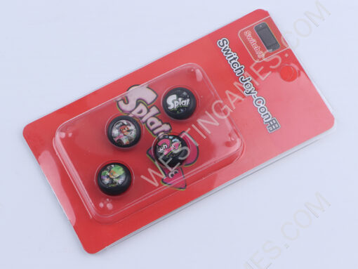 4x Splatoon2 Thumb Grips PVC 3D Analog Caps Set For NS Switch Joycon Controller