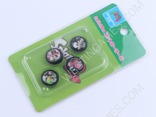 4x Splatoon2 Thumb Grips PVC 3D Analog Caps Set For NS Switch Pro Controller