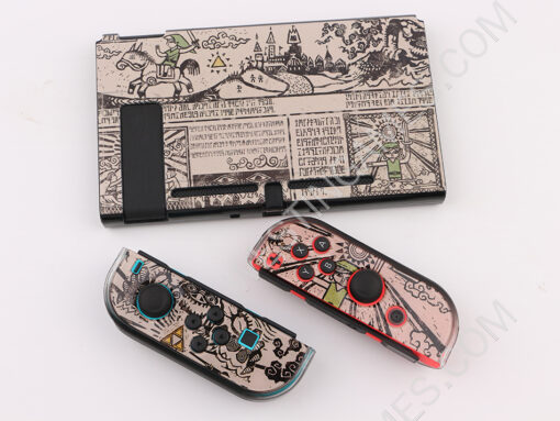 Upgrade Complete Fashion Protective Housing Shell Case Anti-Scratch for NS Switch - Retro Zelda