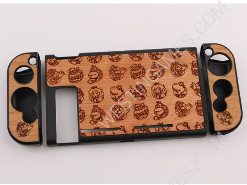 Eviva Real Wood 3in1 Protecting Cover Case for NS Switch - Super Mario A