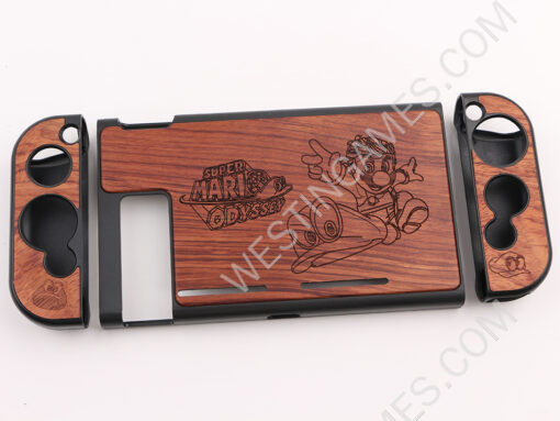 Eviva Real Wood 3in1 Protecting Cover Case for NS Switch - Mario Oddssey