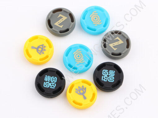 Zelda Thumb Grips Analog Caps Silicone Rubber For NS Switch Pro