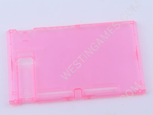 Replacement Housing Shell Case Top+Bottom with Stand for Nintendo switch Console - Clear Red - Image 4