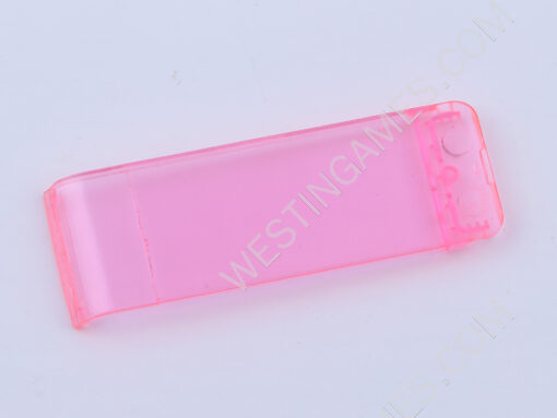 Replacement Housing Shell Case Top+Bottom with Stand for Nintendo switch Console - Clear Red - Image 5