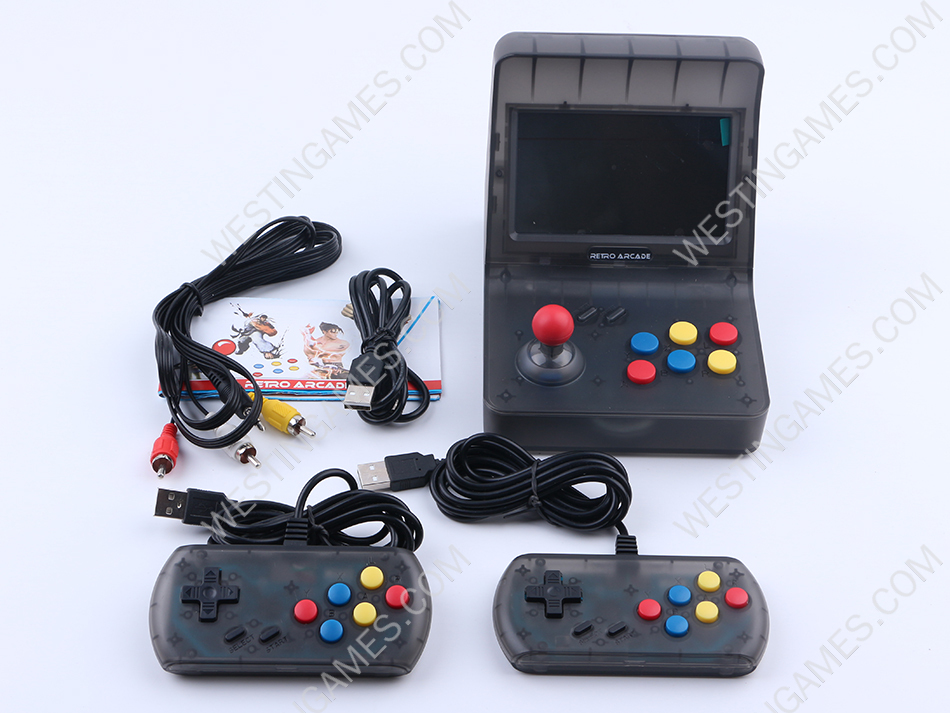 2018 Newest Game Console mini Retro Arcade with 10 Emulator Game Machine 3000 Games - Black - Image 4