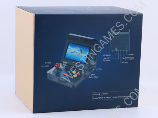 2018 Newest Game Console mini Retro Arcade with 10 Emulator Game Machine 3000 Games - Blue - Image 8